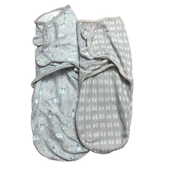 SwaddleMe Velcro Swaddles Sleep Sack Small Medium S M Newborn Baby 0-3 Months - Picture 1 of 7